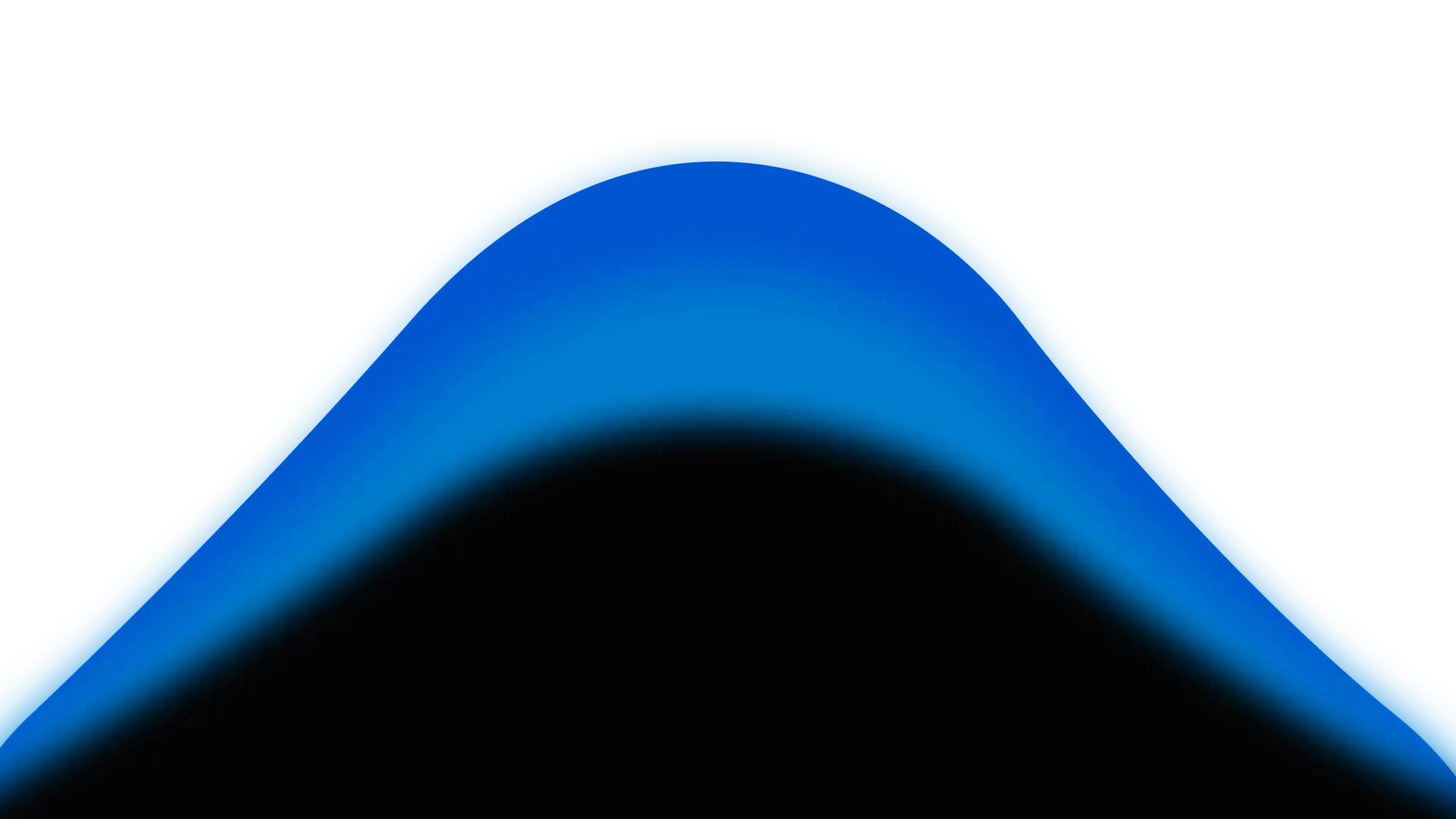 Bright pink curved wave on black background