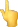 Yellow hand cursor pointing up
